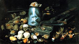 Still Life with Tin Can and Nuts