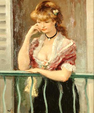 Woman on the Balcony