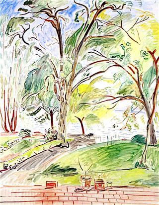 Garden at Lake Constance (sketch)