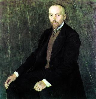 画家尼古拉·罗里希的肖像