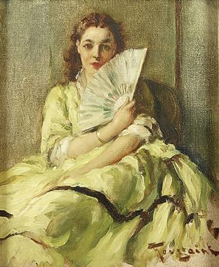 Woman with a Fan