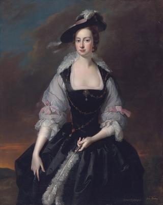 Portrait of Lady Frances Courtenay, wife of William Courtenay, 1st Viscount Courtenay