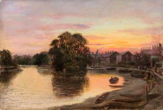 Kew, Surrey, at Sunset, Paton's Property