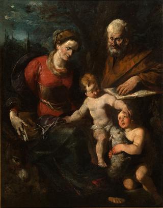 Saints Anne, Joachim and John the Baptist with the Infant Jesus