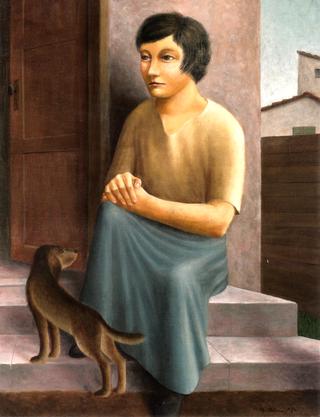 Girl with Dog