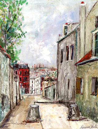 Rue du Mont Denis in Montmartre