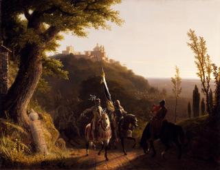 The Duke of Bourbon's Halt at La Riccia, on His March to the Assau Rome, May 3d, 1527