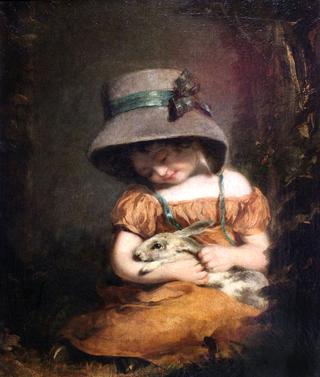 Girl with a Rabbit
