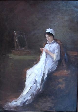 Woman Sewing