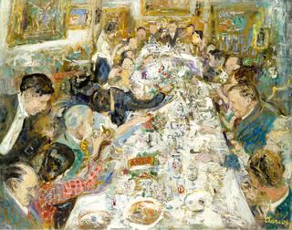 The Dinner of Artists Making up by Monsieur and Madame Paul Petrides