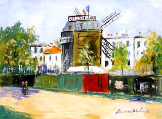 The Moulin de la Galette in Montmartre