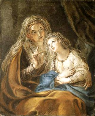 The Education of the Virgin (study)