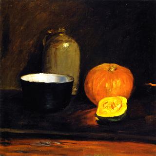 Still LIfe with Squash and Crockery