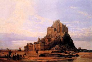 Mont St. Michel, Normandy, Falling Tide