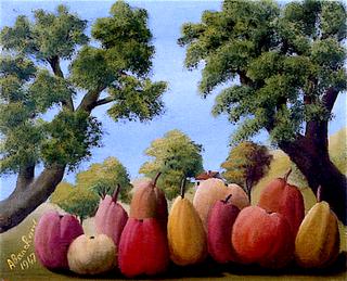 Pears and Apples beneath Trees