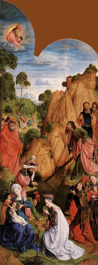 The Calvary Triptych (left wing)