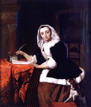 A Woman Writing a Letter