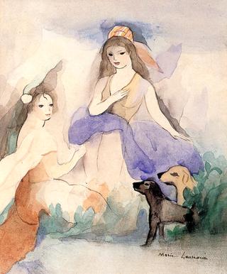 Two Women and Dogs