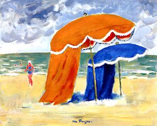 Parasols a Deauville