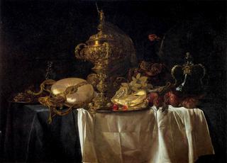 Still-Life with Fruit and Tableware