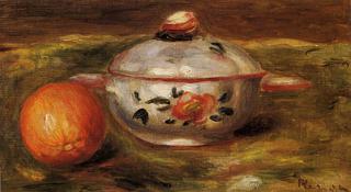 Still Life with Orange and Sugar Bowl