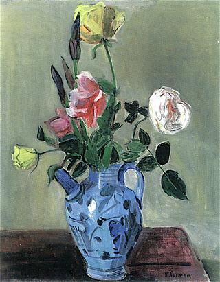 Pitcher with Roses