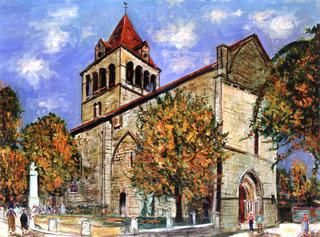 L'eglise de Vieux Mareuil (Dordogne)