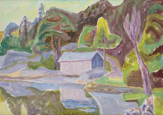 Evening at the Shore, Justøy