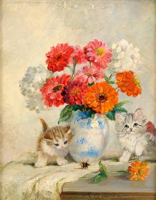 Flowers and Kittens