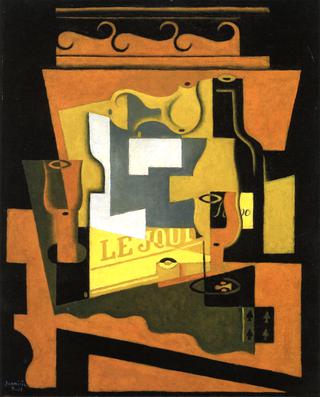 Still Life with Bottle of Bordeaux