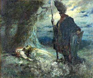 Wotan and the Sleeping Brunhilde