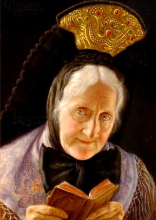 Old Lady with a Book
