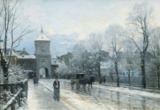Wintry Day at the City Gate