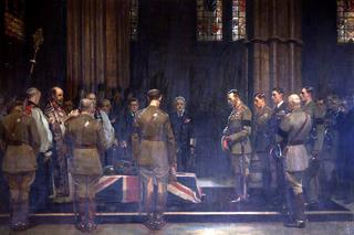 The Burial of the Unknown Warrior, Westminster Abbey