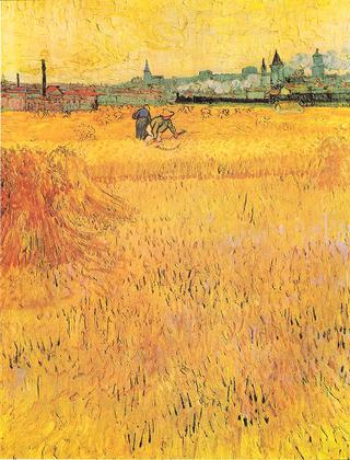 Wheat Field with View of Arles