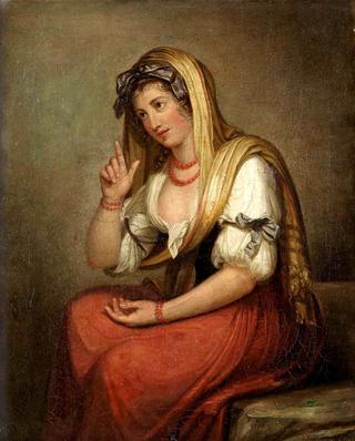 Portrait of Lady Emma Hamilton as a Neapolitan Peasant