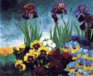 Iris and Pansy