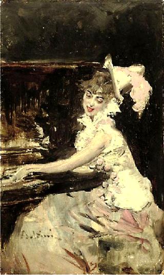 Signora al Pianoforte