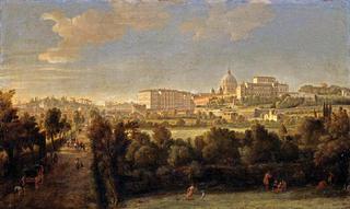 View of St Peter's and the Vatican Seen from Prati Di Castello