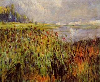 Bulrushes on the Banks of the Seine