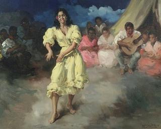 bailadora de flamenco