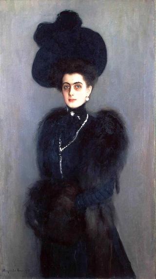玛丽亚·阿巴梅莱克·拉扎列娃肖像