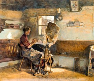 Woman Spinning