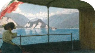 Boat on Lake Maggiore