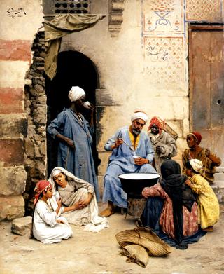 The sahleb vendor, Cairo