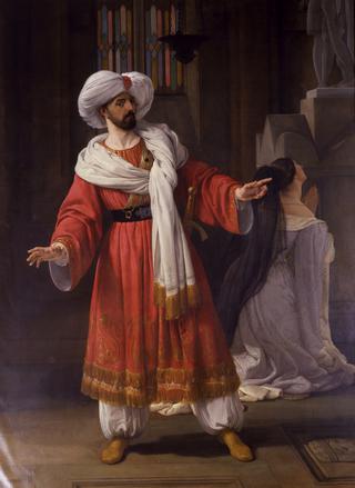 Giovanni David sulla scena de "Gli arabi nelle Gallie"