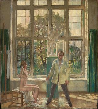 Summer Afternoon: Self-Portrait with model