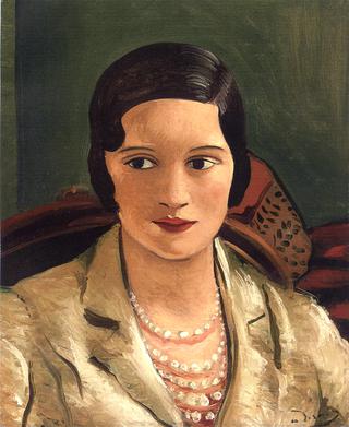 Portrait of a Woman in a Necklace