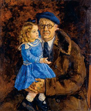 Self-Portrait with Granddaughter Margot