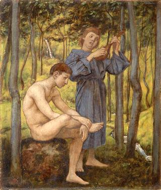 Figures in a grove